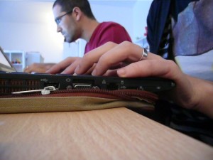 typing via mandiberg
